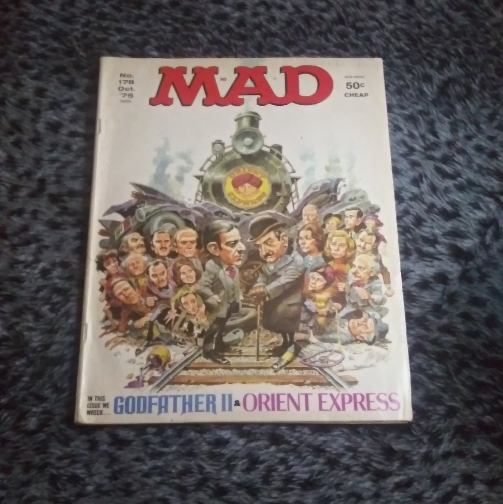 1975 MAD Magazine/ GODFATHER 2 ORIENT EXPRESS
